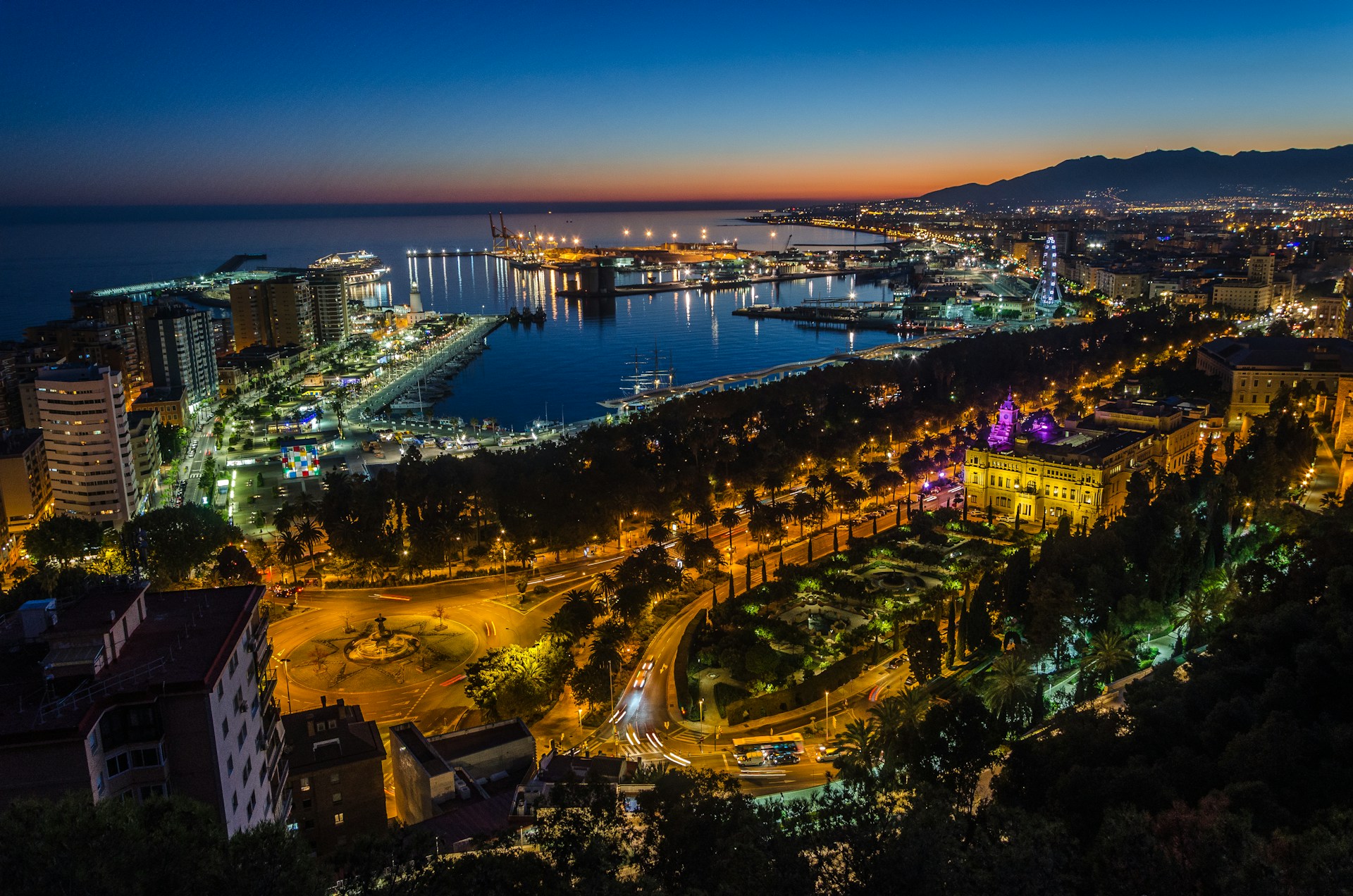 View of Málaga, Spain